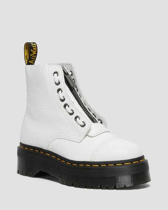 Botas Con Cordones Dr. Martens Sinclair Mujer Blancos MX-38540